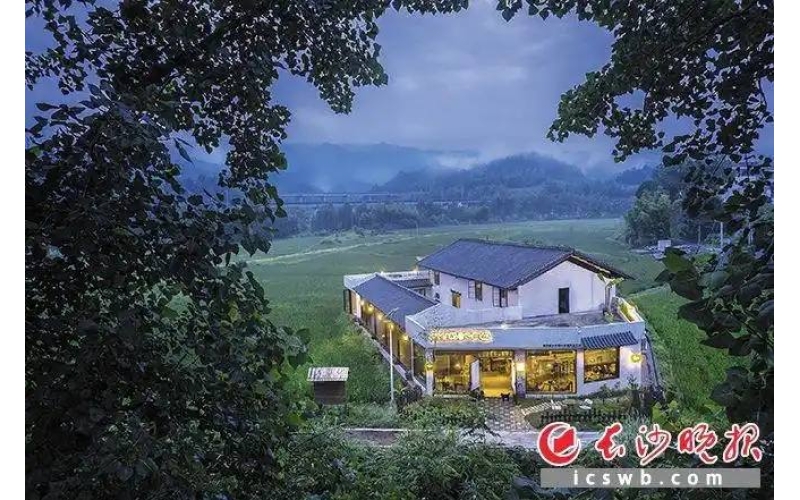 稻田里有座咖啡馆There is a coffee shop in the rice field